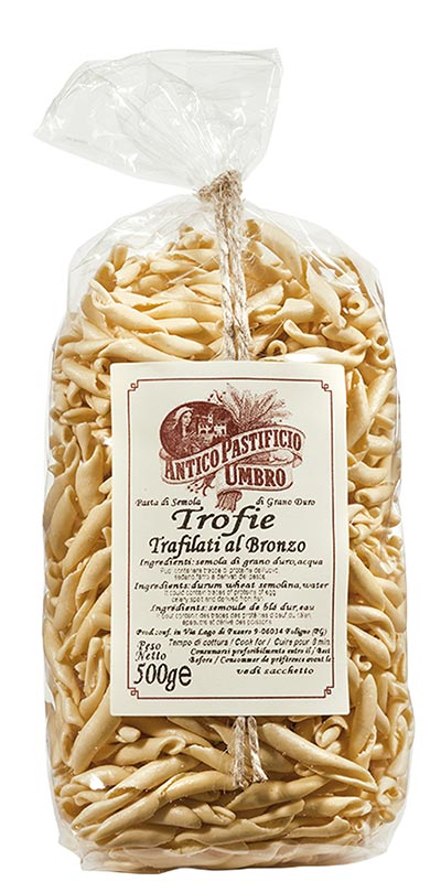 TROFIE - DURUM WHEAT SEMOLINA PASTA - APU08