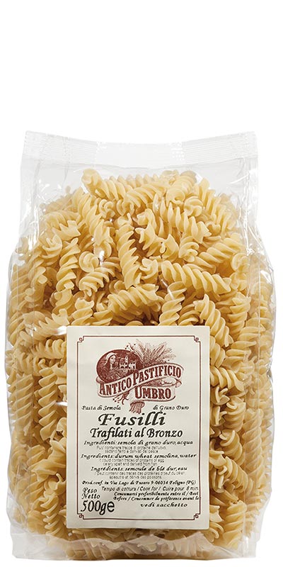 FUSILLI - DURUM WHEAT SEMOLINA PASTA APUP0025 