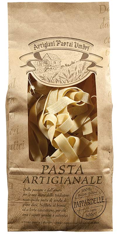 PAPPARDELLE - DURUM WHEAT SEMOLINA PASTA - ARTP009 