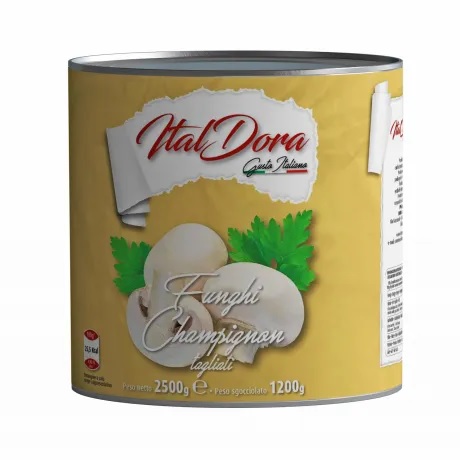 CHAMPIGNON MUSHROOMS IN TIN -DOR18