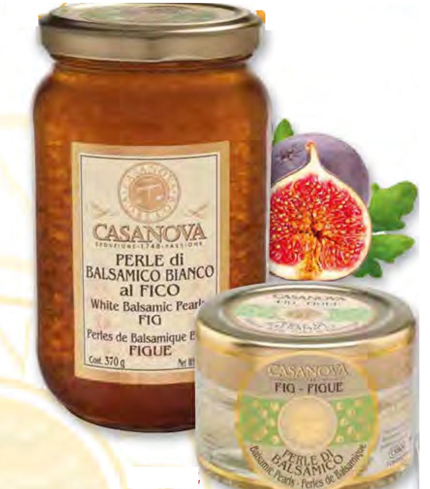 WHITE BALSAMIC PEARLS - FIG