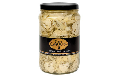 SLICED ARTICHOKES "CARPACCIO" JAR 1,6KG - 8000788110054