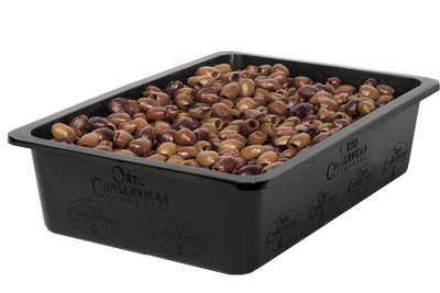 BLACK PITTED TAGGIASCA OLIVES - 8000788115448