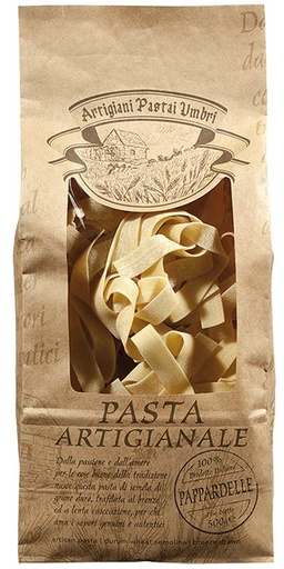 [ANT1159] PAPPARDELLE - DURUM WHEAT SEMOLINA PASTA - ARTP009 