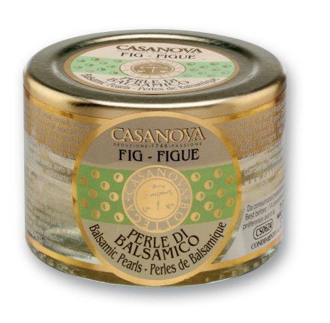 [LEO1522] WHITE BALSAMIC PEARLS - FIG