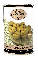 [ORC1609] GREEN PITTED OLIVES MAMMOUTH 10/11 CAN - 8000788002014