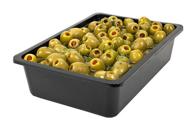 [ORC1629] GREEN GIANT STUFFED SEASONED OLIVES - 8000788104978