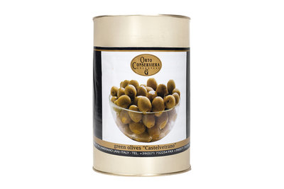 [ORC1633] GREEN NOCELLARA OLIVES "CASTELVETRANO" METHOD - 8000788105265