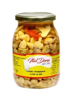 [DRA1233] SEASONED CHAMPIGNON MUSHROOMS SLICED IN SUNFLOWER OIL - DOR39