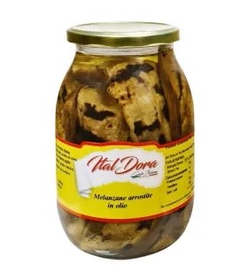 [DRA1234] SLICED ROASTED AUBERGINES IN SUNFLOWER OIL - DOR41
